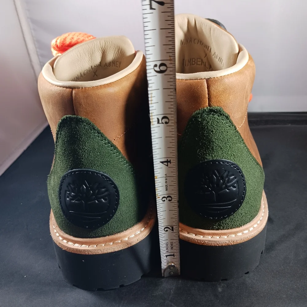 Timberland x Nina Chanel 78 Hiker Boot in Saddle Brown Men's size 3